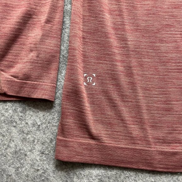 Lululemon Hoodie Women's L Red Lightweight Nylon Performance Pullover Stretch - Picture 9 of 15